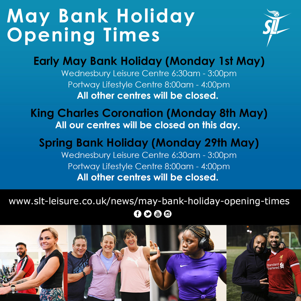May Bank Holiday Opening Times